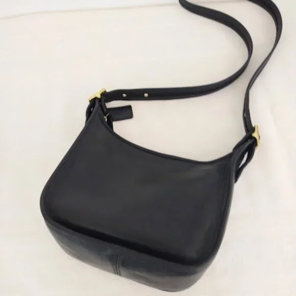 Coach Vintage Black Leather Legacy Janice Crossbody - Picture 5 of 15